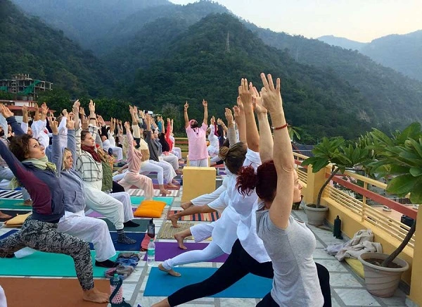 Yoga and spiritual experience in Haridwar India